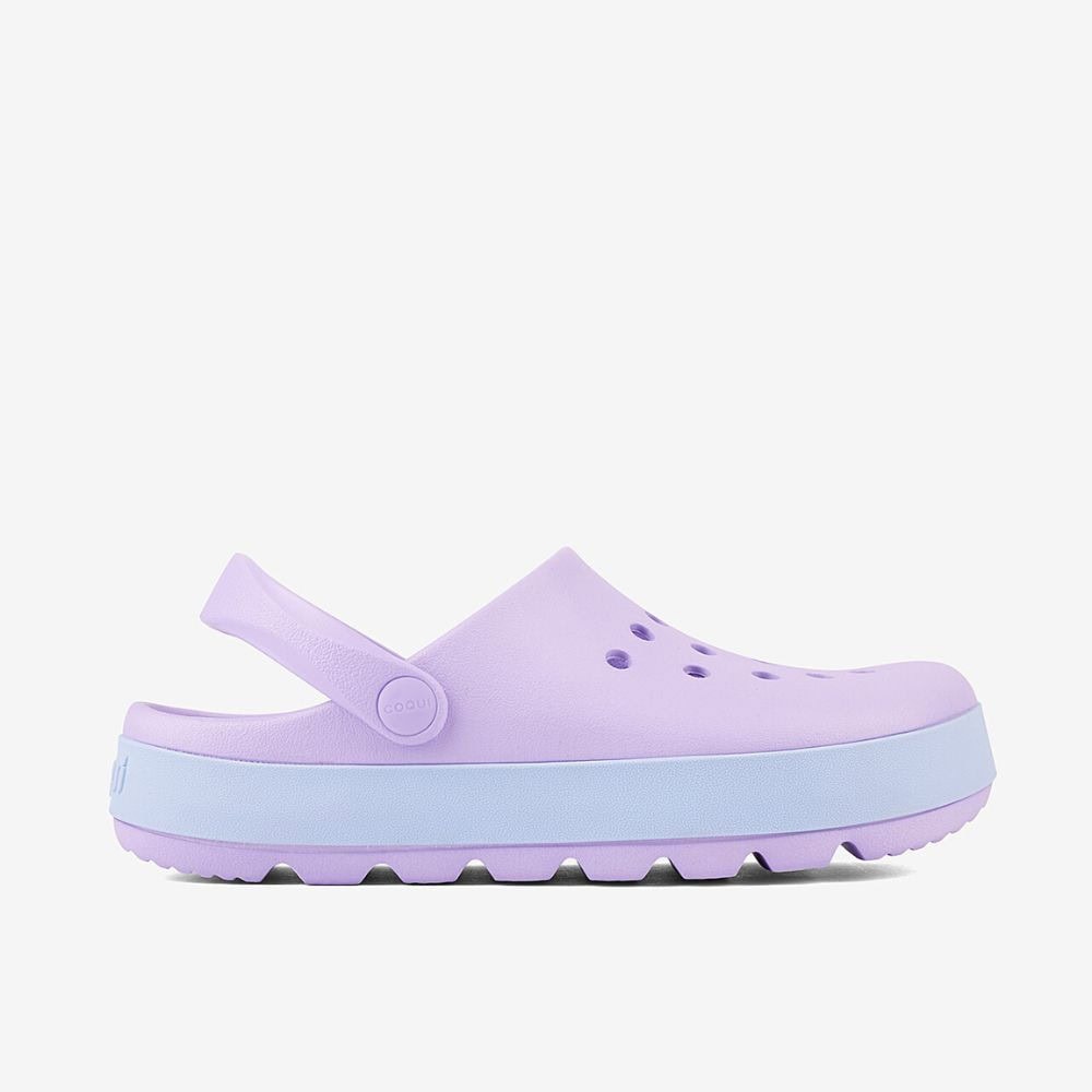 Dámska obuv COQUI Clogsy NIKO Viola/Candy Blue - Šľapky a sandále - 3