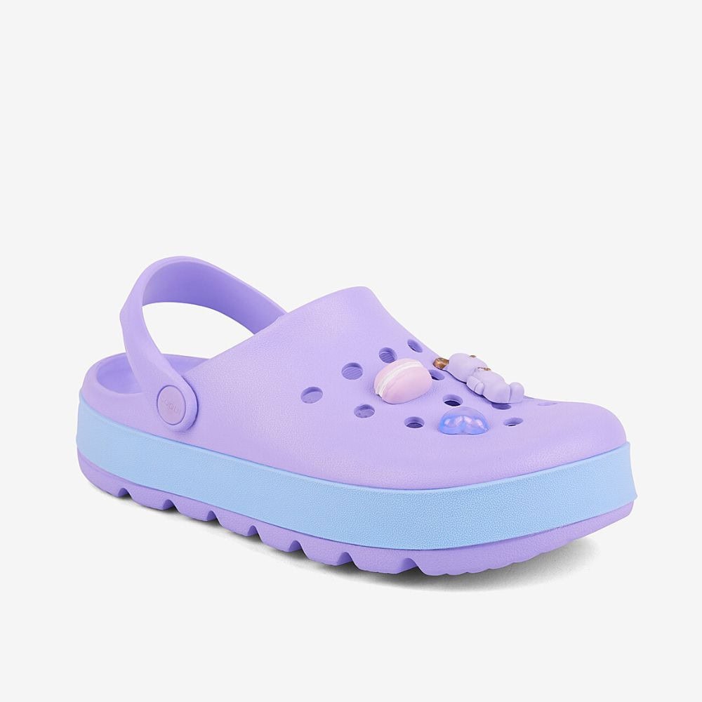 Obuv COQUI Clogsy NIKO Viola/Candy Blue - Šľapky a sandále - 1