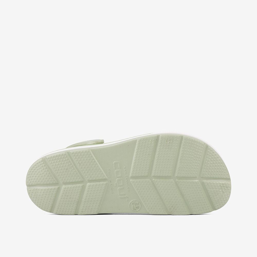 Obuv COQUI Clogsy LINDO Linden Green/White - Šľapky a sandále - 6