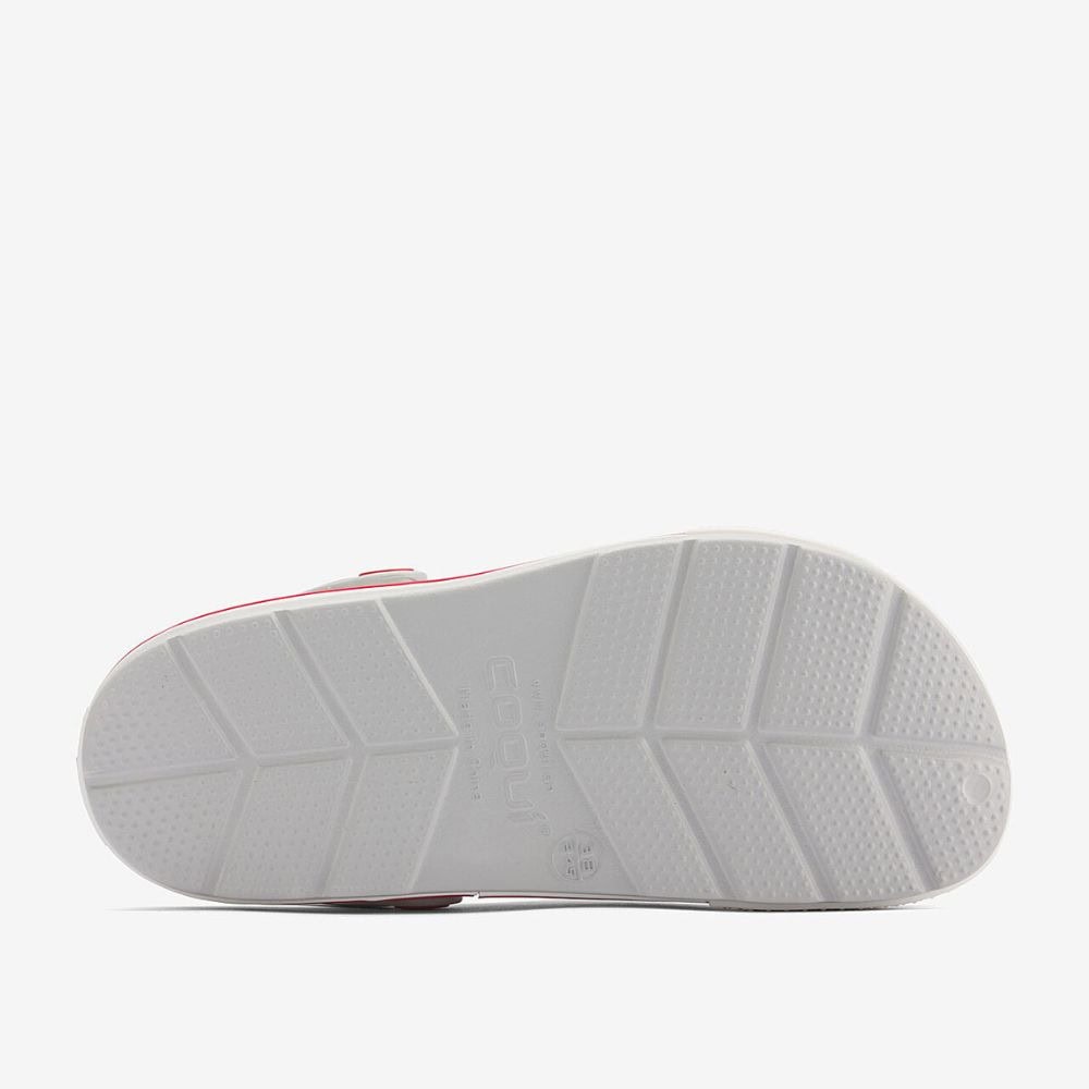Obuv COQUI Clogsy LINDO Grey/White - Šľapky a sandále - 5