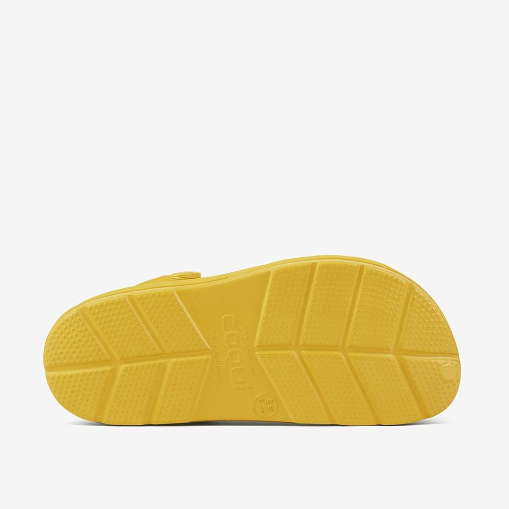 Obuv COQUI Clogsy LINDO Mustard Yellow - Šľapky a sandále - 5