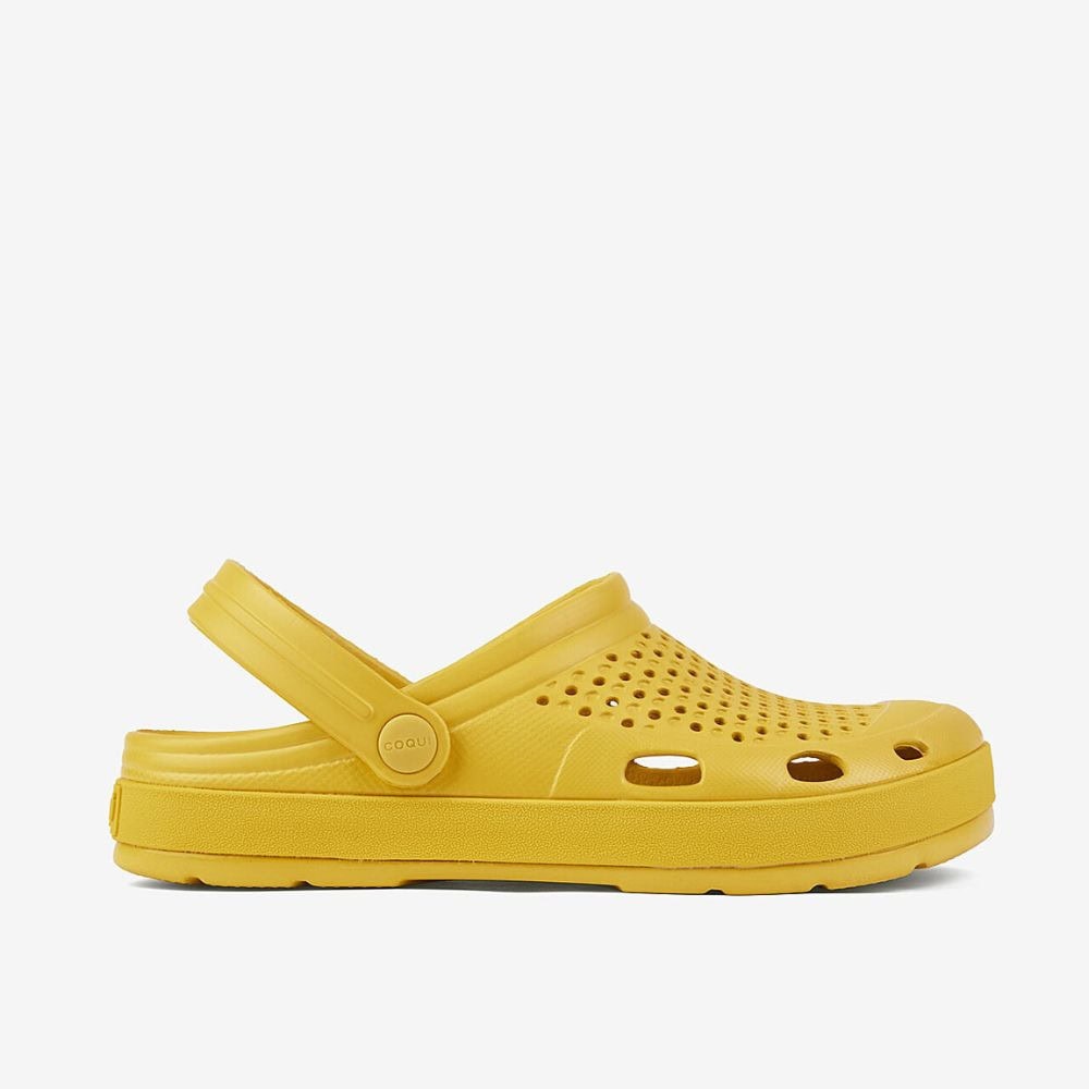Obuv COQUI Clogsy LINDO Mustard Yellow - Šľapky a sandále - 4