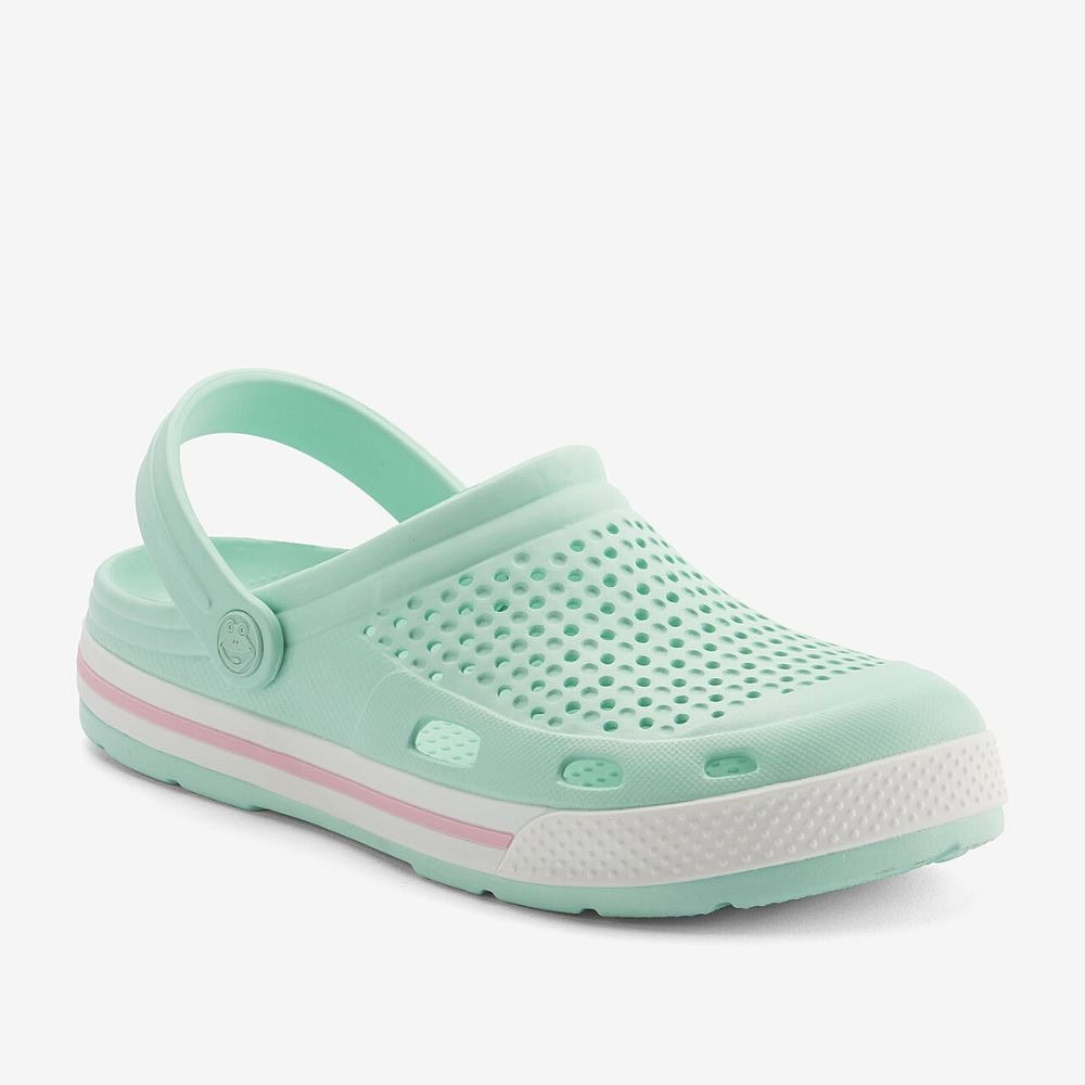Obuv COQUI Clogsy LINDO Lt. Mint/White - Šľapky a sandále - 1