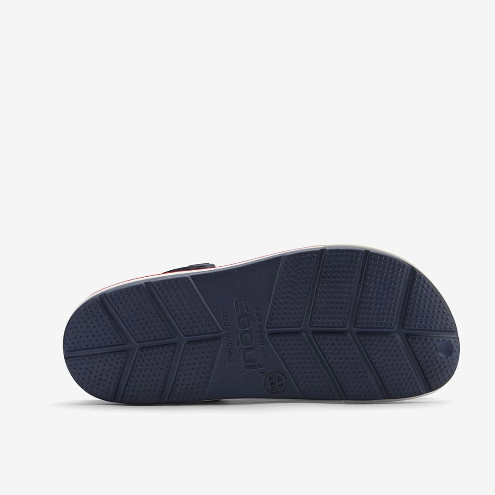 Obuv COQUI Clogsy LINDO Navy/White - Šľapky a sandále - 5