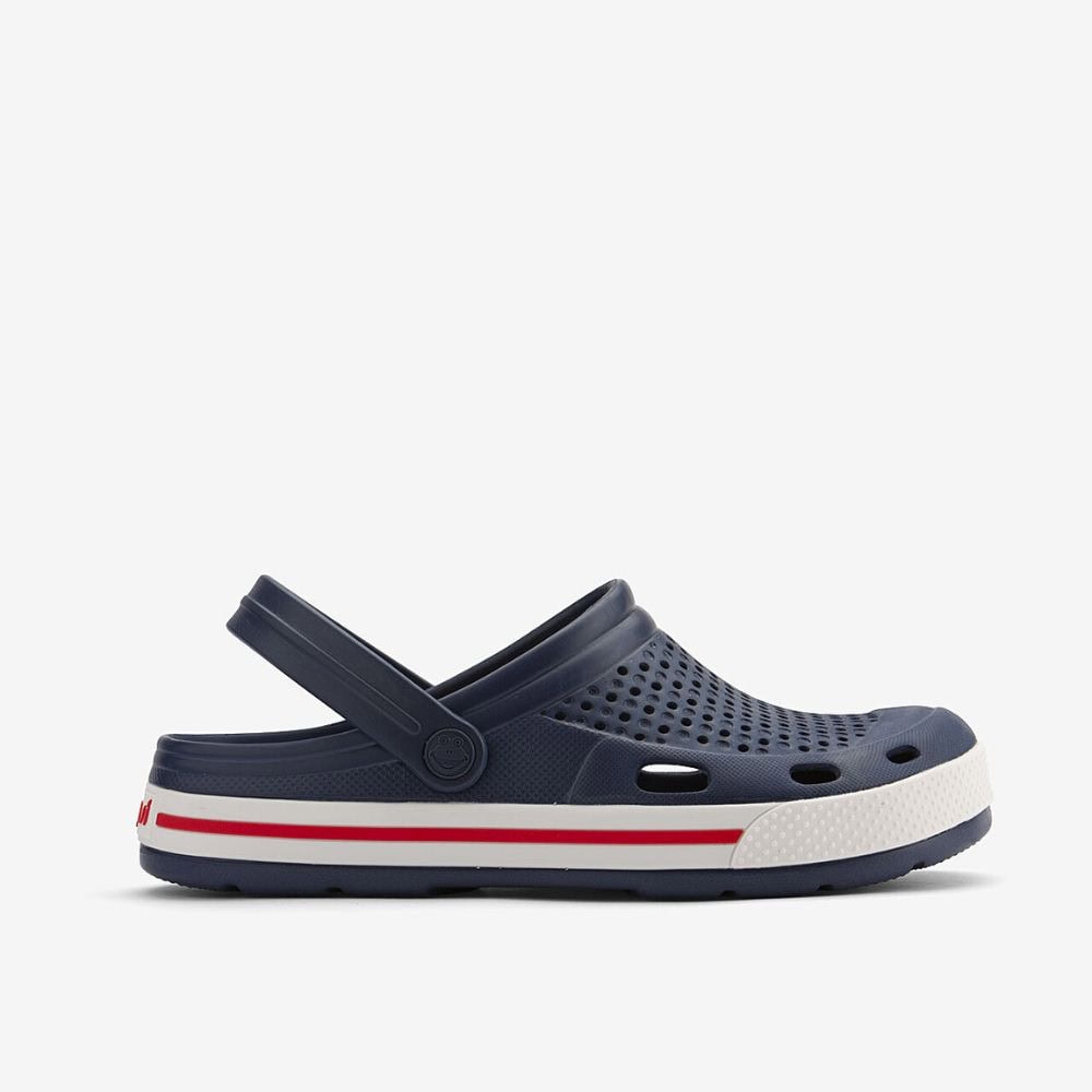 Obuv COQUI Clogsy LINDO Navy/White - Šľapky a sandále - 3