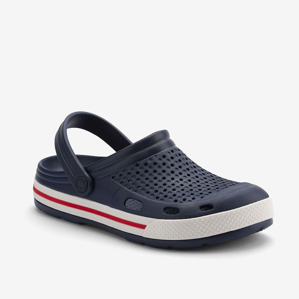 Obuv COQUI Clogsy LINDO Navy/White - Šľapky a sandále - 1