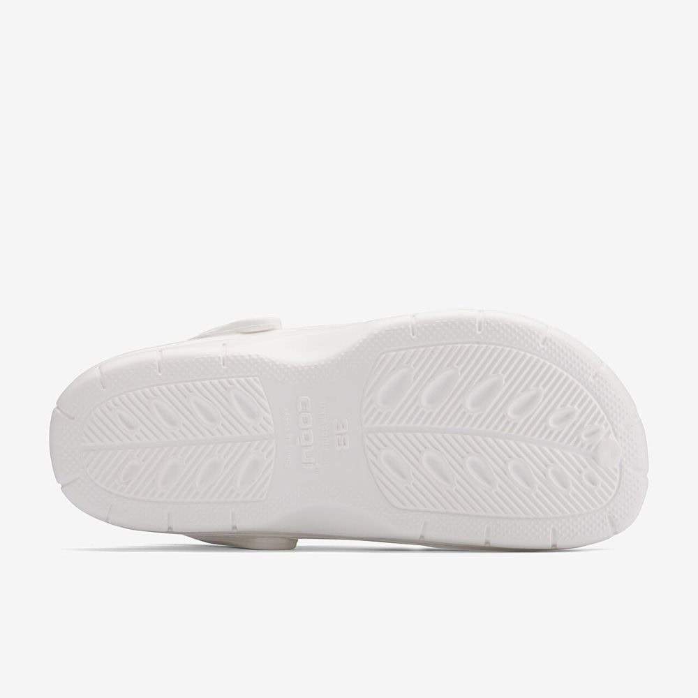 Obuv COQUI Clogsy JUMPER White/Khaki Grey - Šľapky a sandále - 4