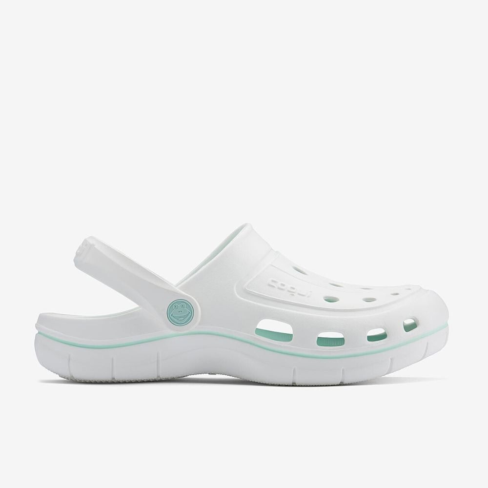 Obuv COQUI Clogsy JUMPER White/Lt. Mint - Šľapky a sandále - 3