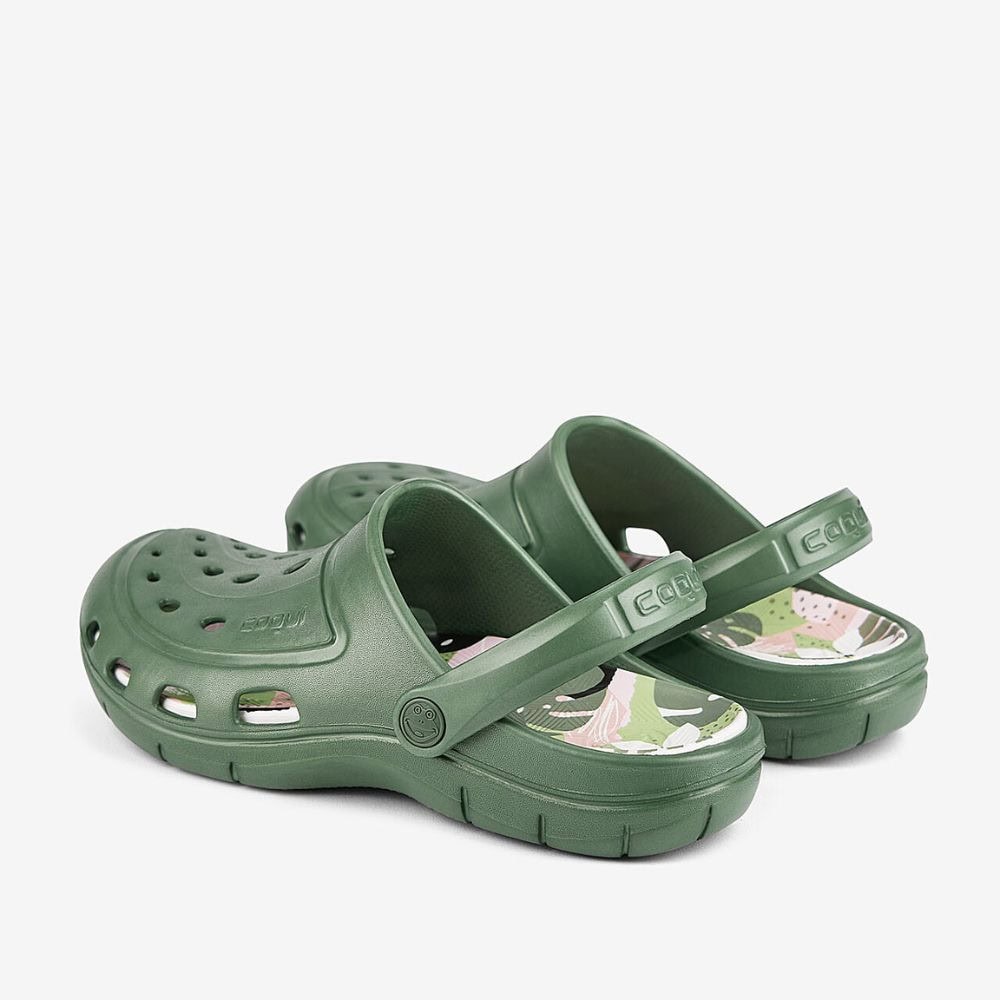 Obuv COQUI Clogsy JUMPER Green/Tropical - Šľapky a sandále - 3