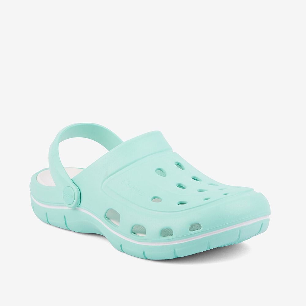 Obuv COQUI Clogsy JUMPER Lt. Mint/White - Šľapky a sandále - 1