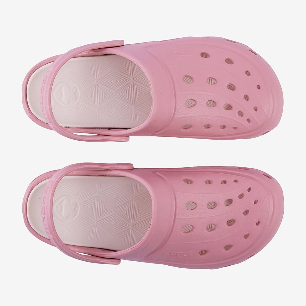 Obuv COQUI Clogsy JUMPER Powder Pink/Ivory - Šľapky a sandále - 2