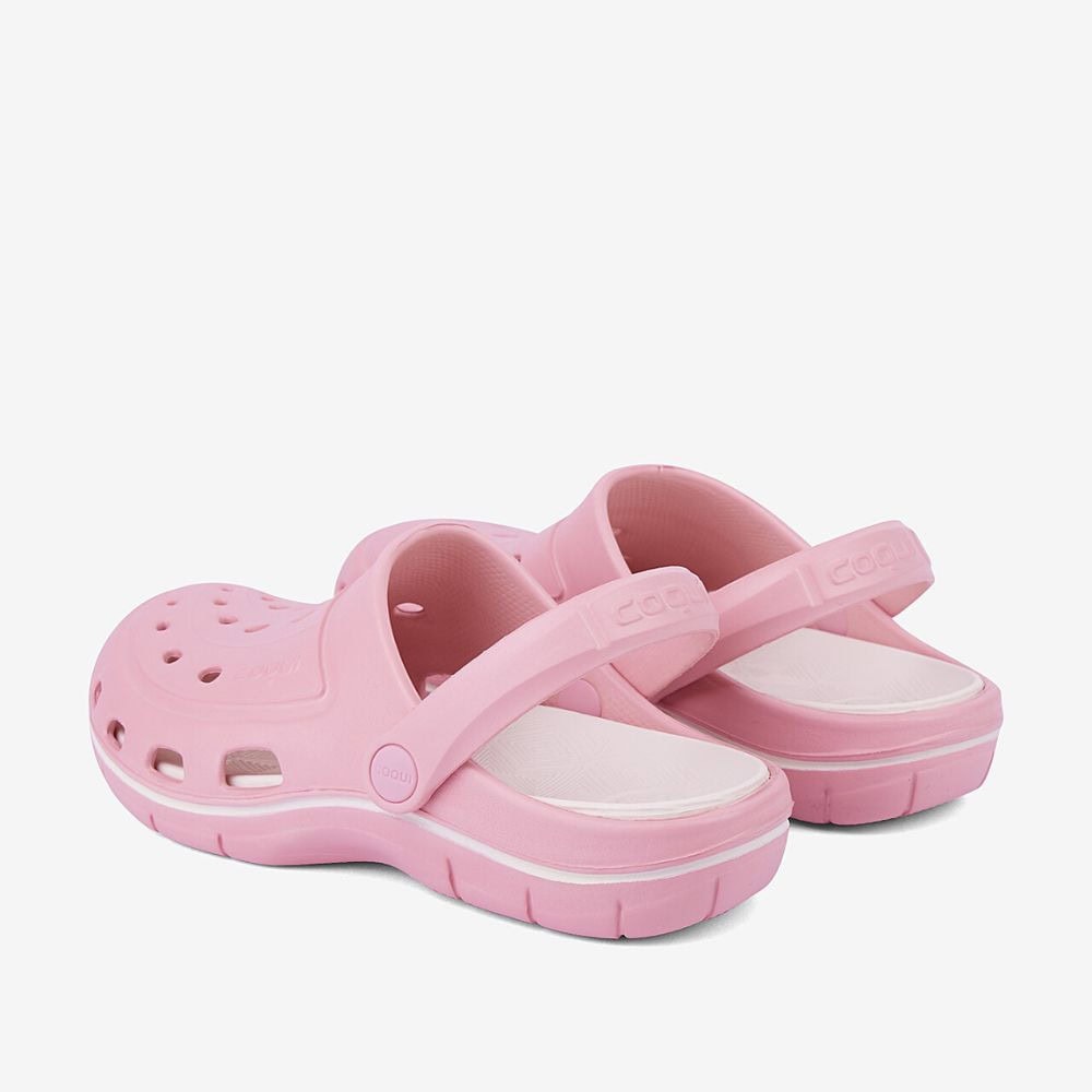 Obuv COQUI Clogsy JUMPER Powder Pink/Ivory - Šľapky a sandále - 4