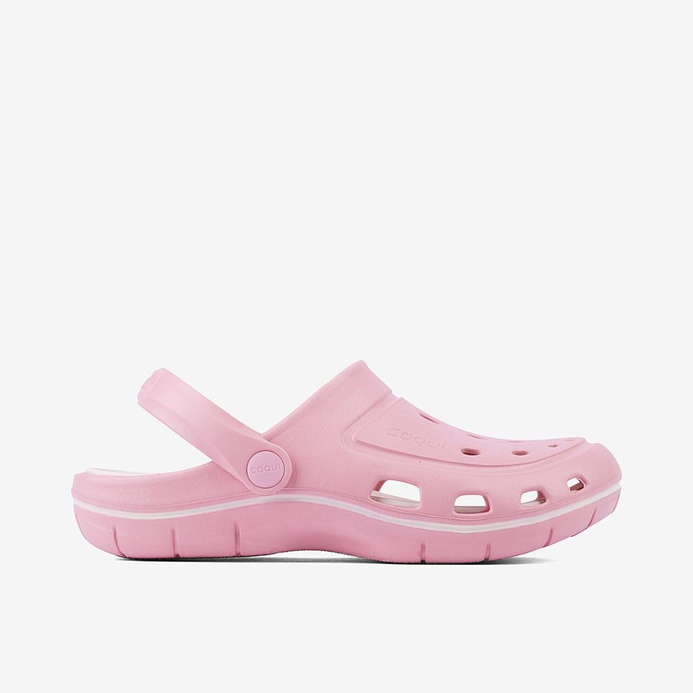 Obuv COQUI Clogsy JUMPER Powder Pink/Ivory - Šľapky a sandále - 5