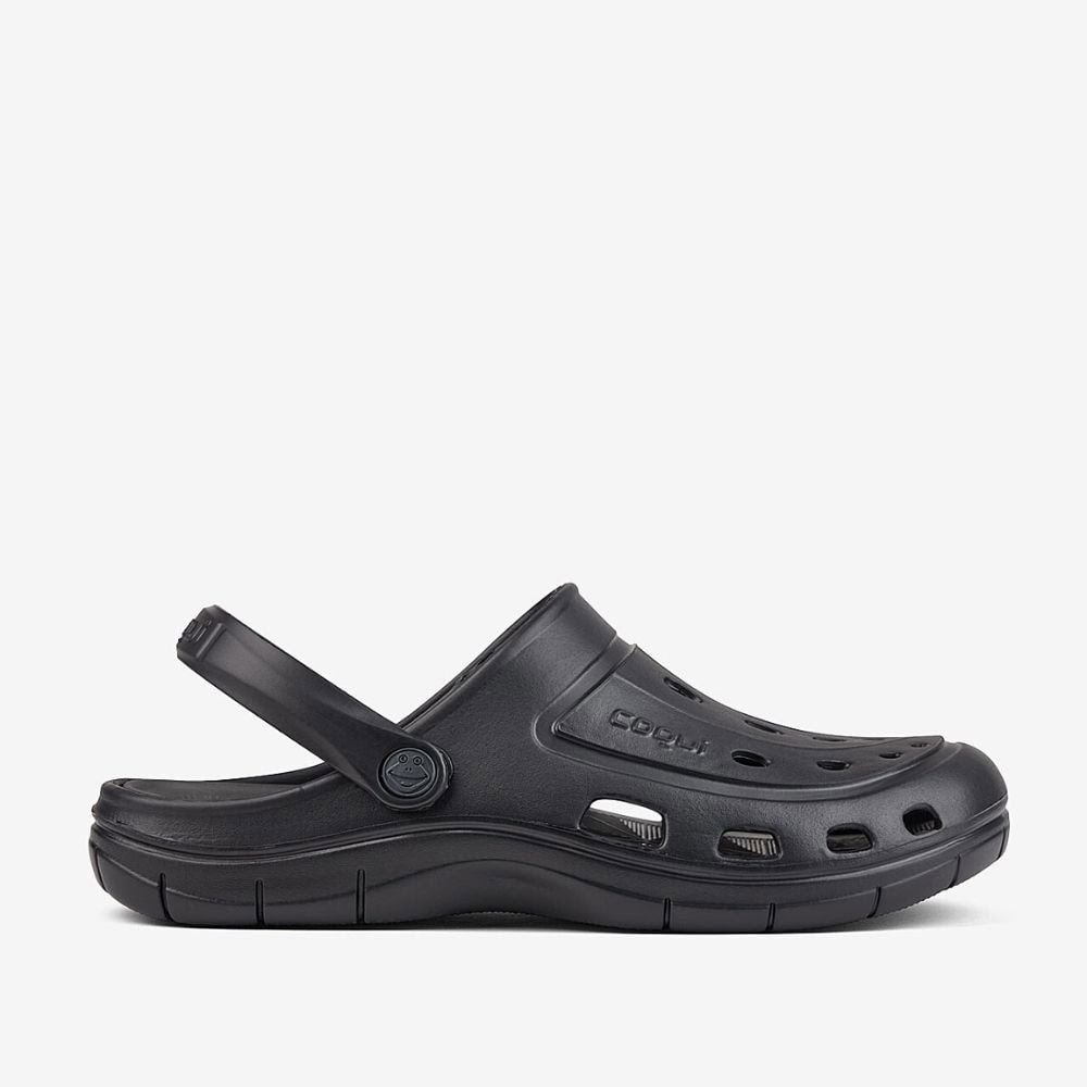 Obuv COQUI Clogsy JUMPER Black/Antracit Black - Šľapky a sandále - 3