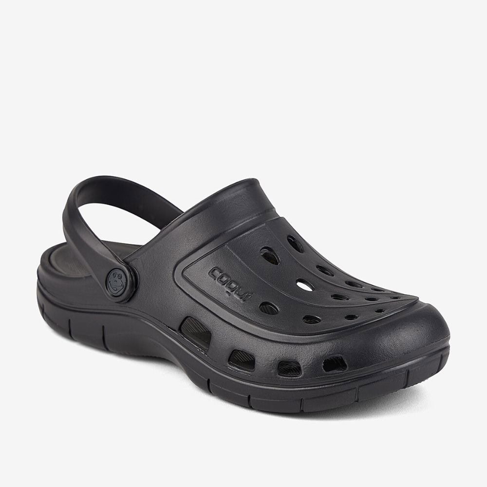 Obuv COQUI Clogsy JUMPER Black/Antracit Black - Šľapky a sandále - 1