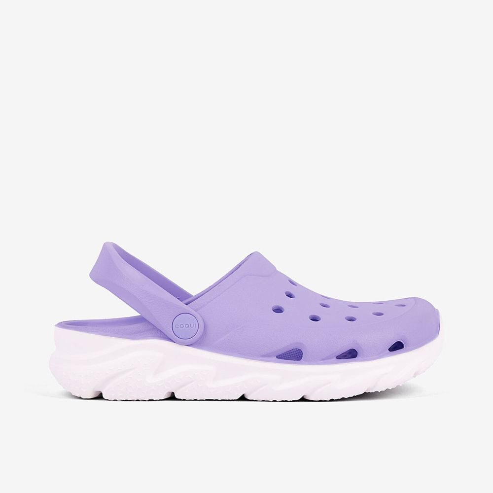 Obuv COQUI Clogsy Cody Lt. Lila/White - Šľapky a sandále - 4