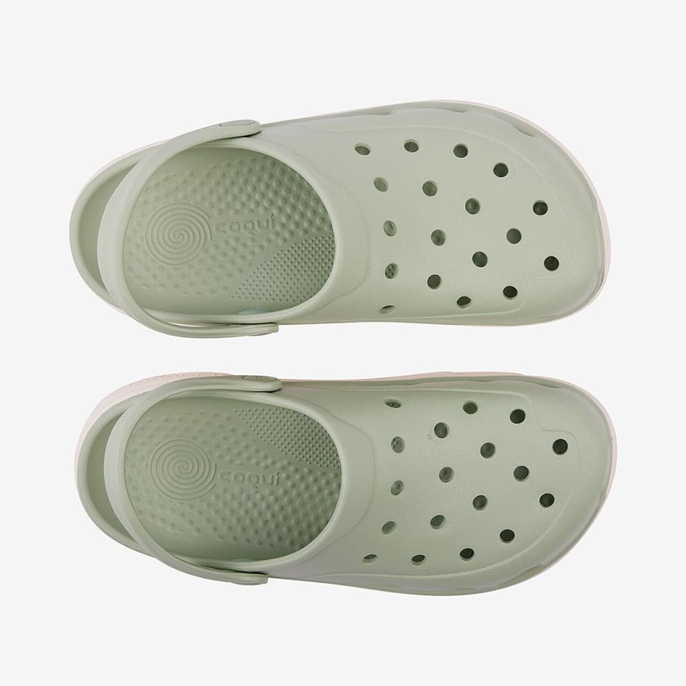 Obuv COQUI Clogsy Cody Linden Green/Ivory - Šľapky a sandále - 2