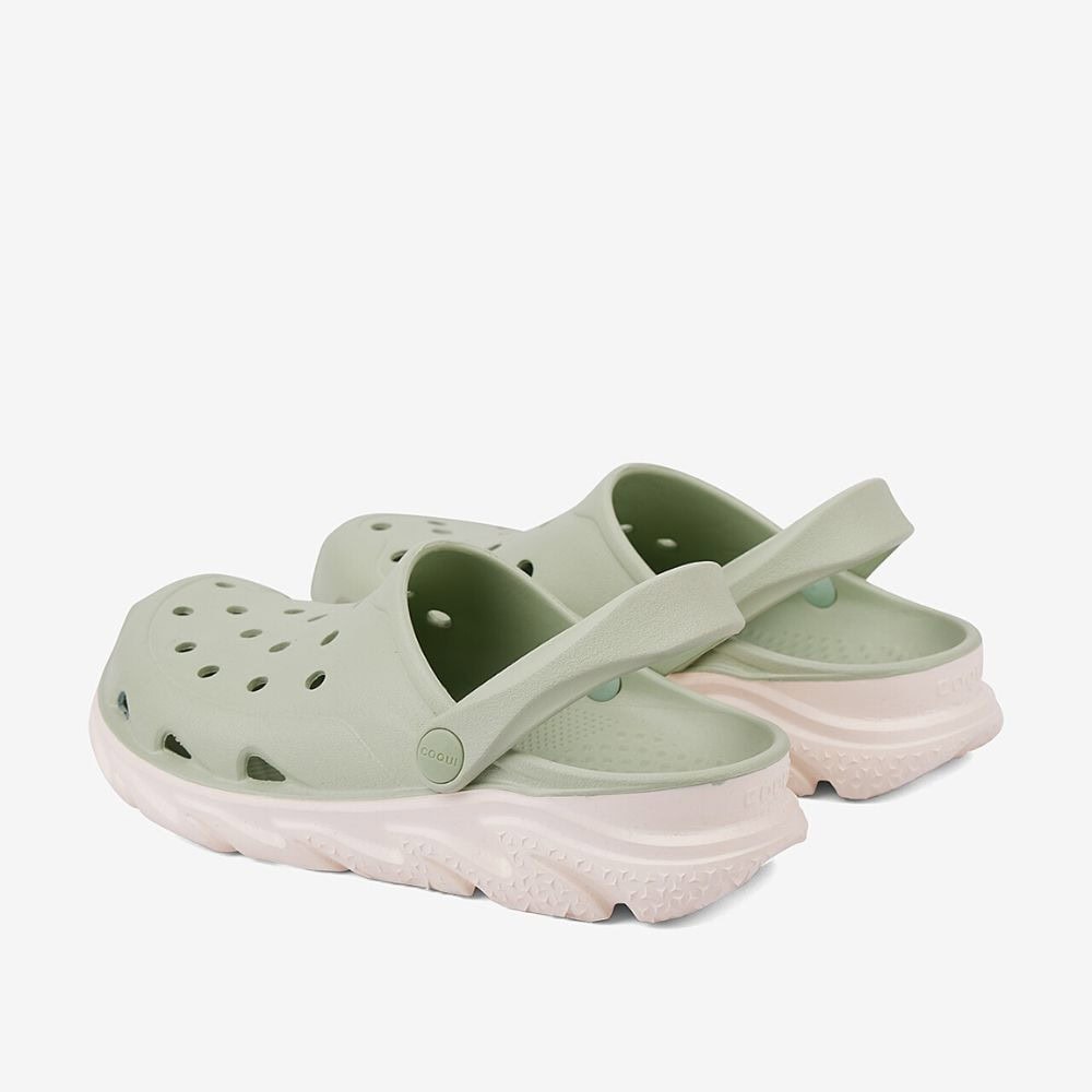 Obuv COQUI Clogsy Cody Linden Green/Ivory - Šľapky a sandále - 3