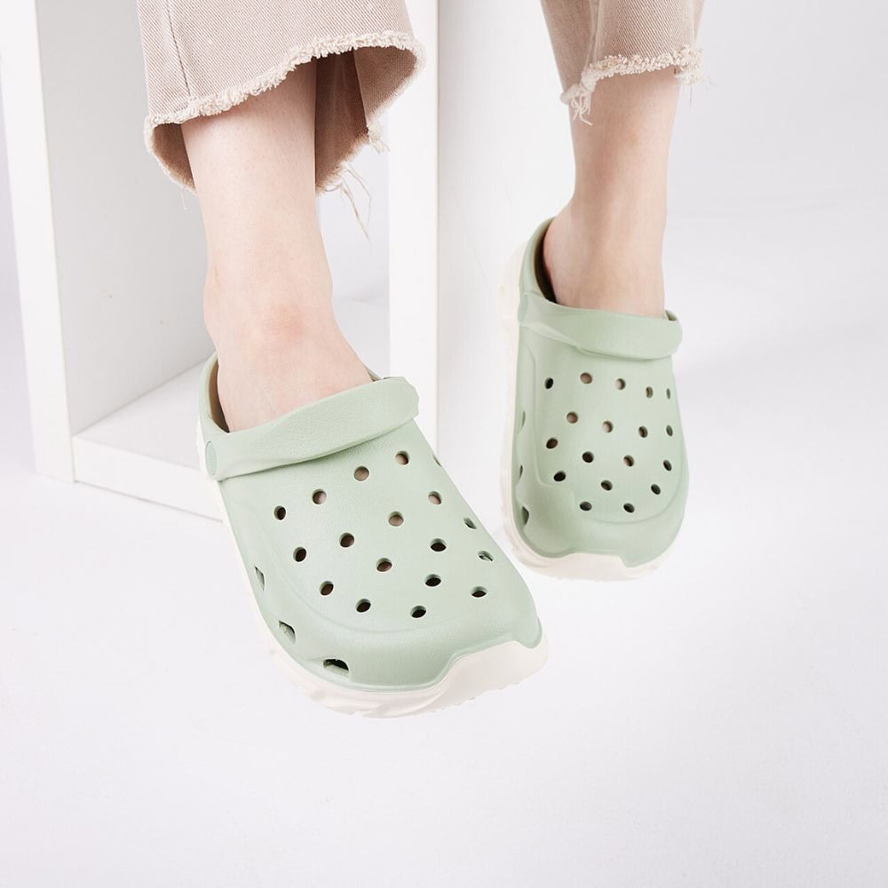 Obuv COQUI Clogsy Cody Linden Green/Ivory - Šľapky a sandále - 5
