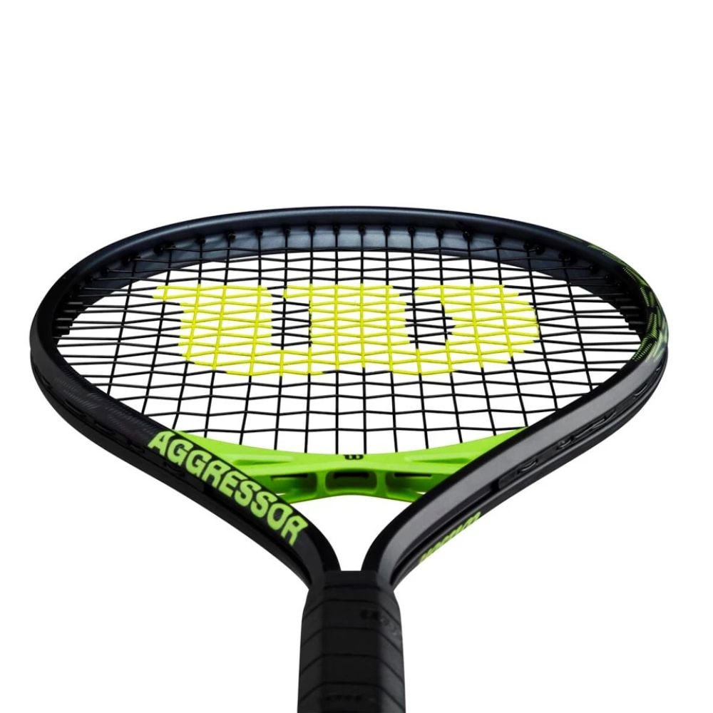 Tenisová raketa WILSON Aggressor Black/ Green - Tenisové rakety - 3
