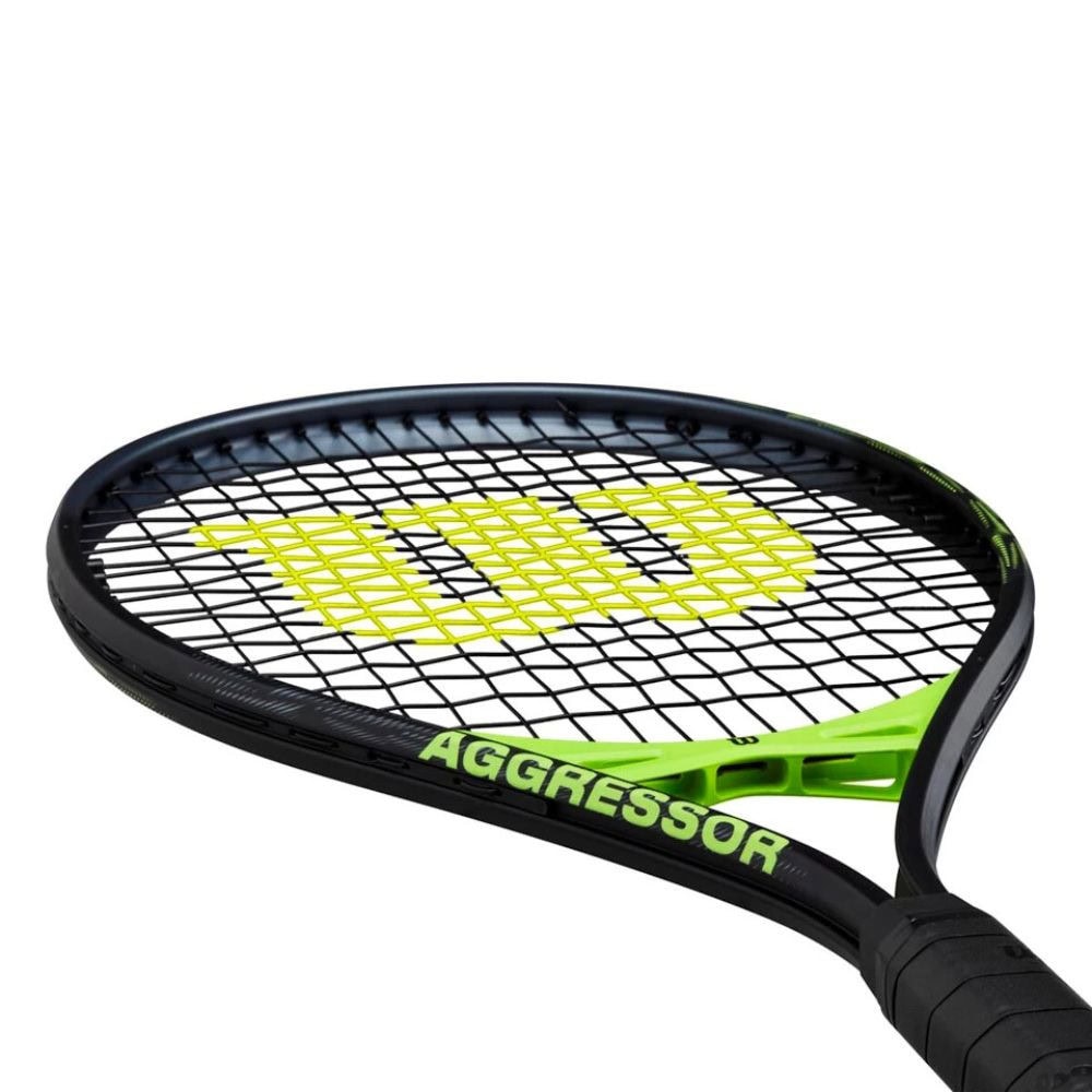 Tenisová raketa WILSON Aggressor Black/ Green - Tenisové rakety - 4