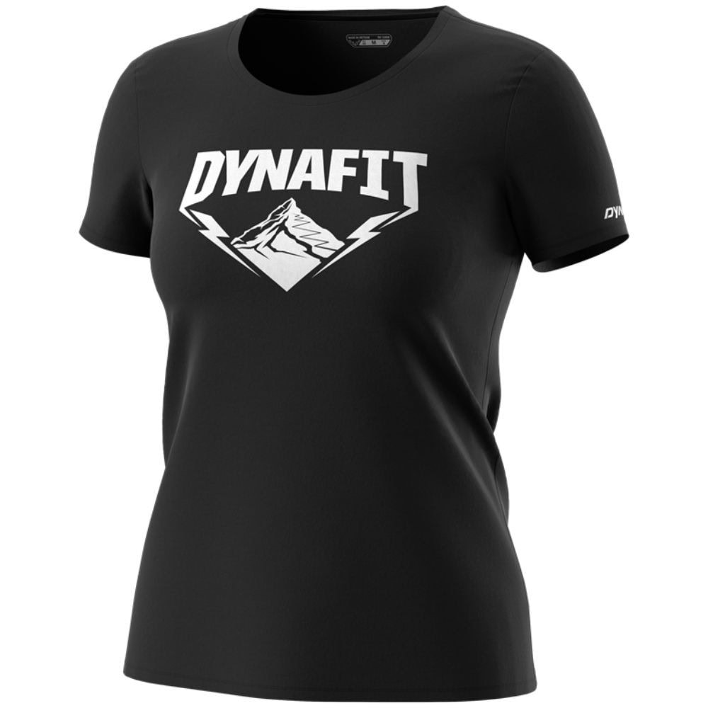 Tričko DYNAFIT Graphic CO W S/S TEE Hardcore - Dámske oblečenie - 1