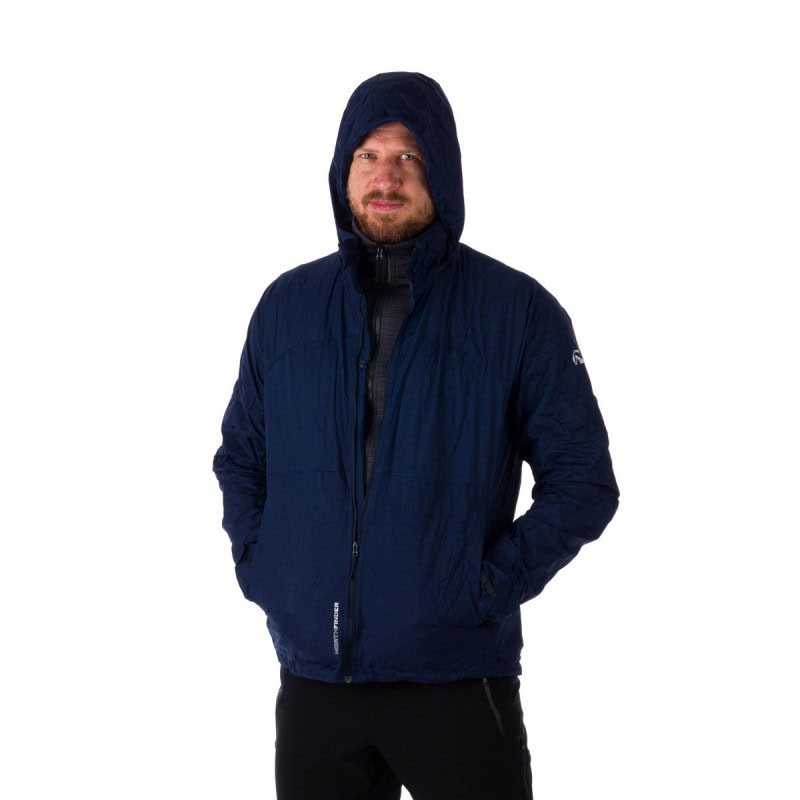 Pánska vodotesná zbaliteľná outdoorová bunda NORTHFINDER Northkit Tmavomodrá - Bundy & Vesty - 2