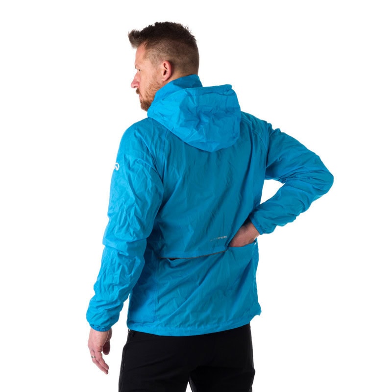 Pánska vodotesná zbaliteľná outdoorová bunda NORTHFINDER Northkit Modrá - Bundy & Vesty - 7