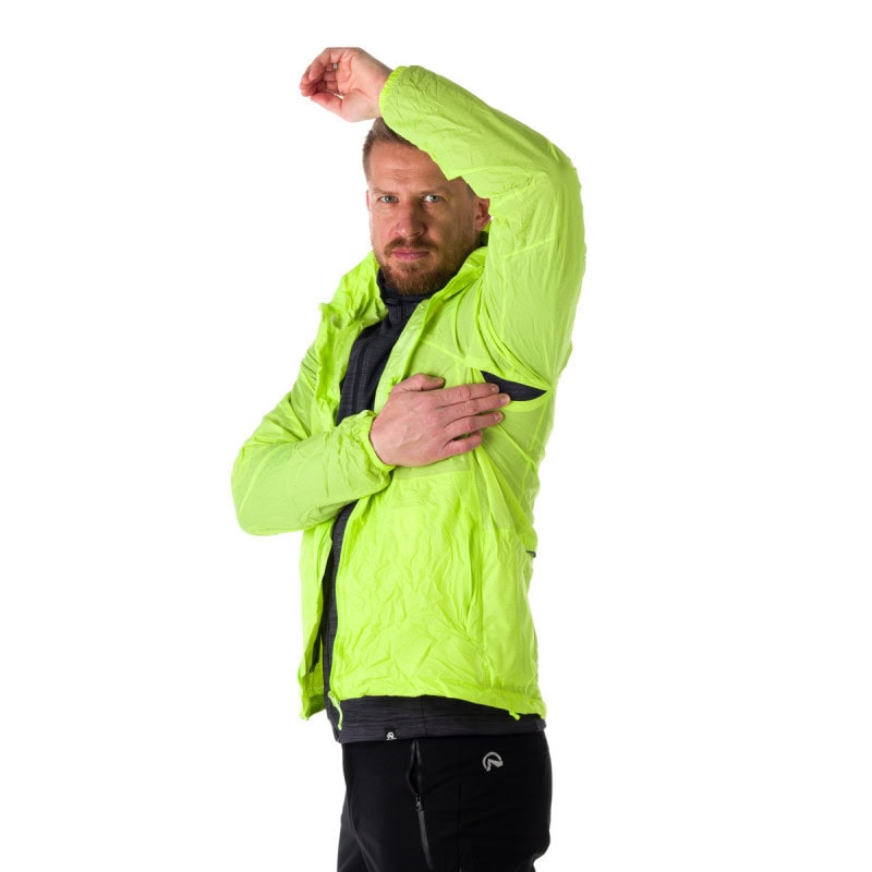 Pánska vodotesná zbaliteľná outdoorová bunda NORTHFINDER Northkit Zelená - Bundy & Vesty - 5