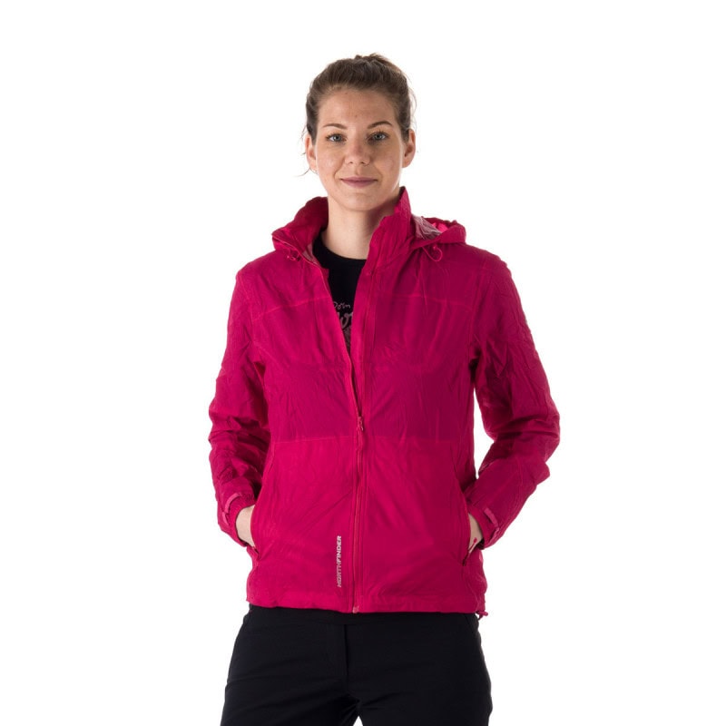 Dámska vodotesná zbaliteľná outdoorová bunda NORTHFINDER Northkit Ružová