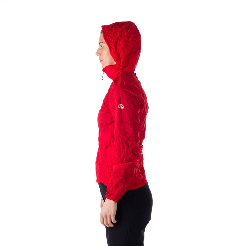 Dámska vodotesná zbaliteľná outdoorová bunda NORTHFINDER Northkit Červená - Bundy & Overaly & Vesty - 4