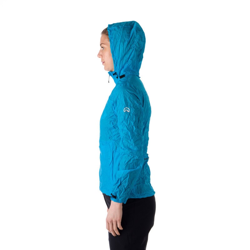 Dámska vodotesná zbaliteľná outdoorová bunda NORTHFINDER Northkit Modrá - Bundy & Overaly & Vesty - 3