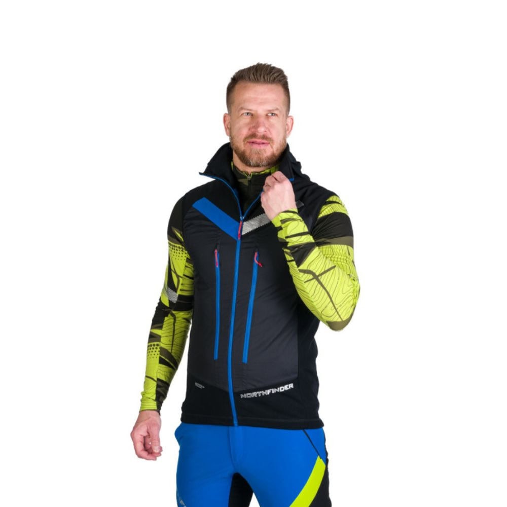 Skialpová vesta NORTHFINDER VHAN 3 Polartec Alpha Direct 2L Black - Bundy na bežky a skialp - 2