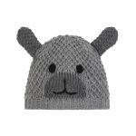 Detská zimná čiapka EISBÄR Grizzly Kids Grey