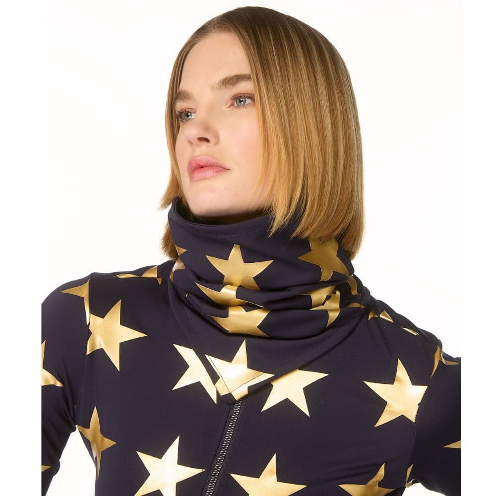 Dámsky rolák GOLDBERGH Lunaria Ski Pully Black / Gold - Dámske oblečenie - 4