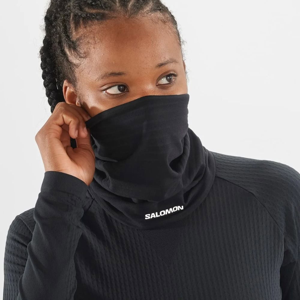 Nákrčník SALOMON Rs Warm Tube Deep Black - Nákrčníky - 3