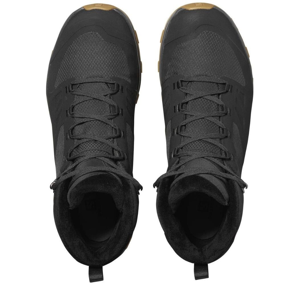Obuv SALOMON OUTsnap Cswp Black/Ebony/Gum1a - Zimná obuv - 2