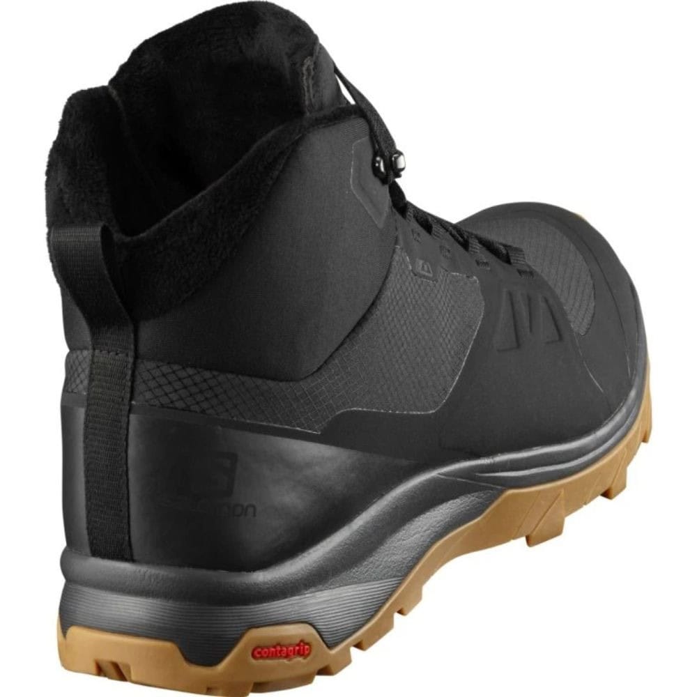 Obuv SALOMON OUTsnap Cswp Black/Ebony/Gum1a - Zimná obuv - 4