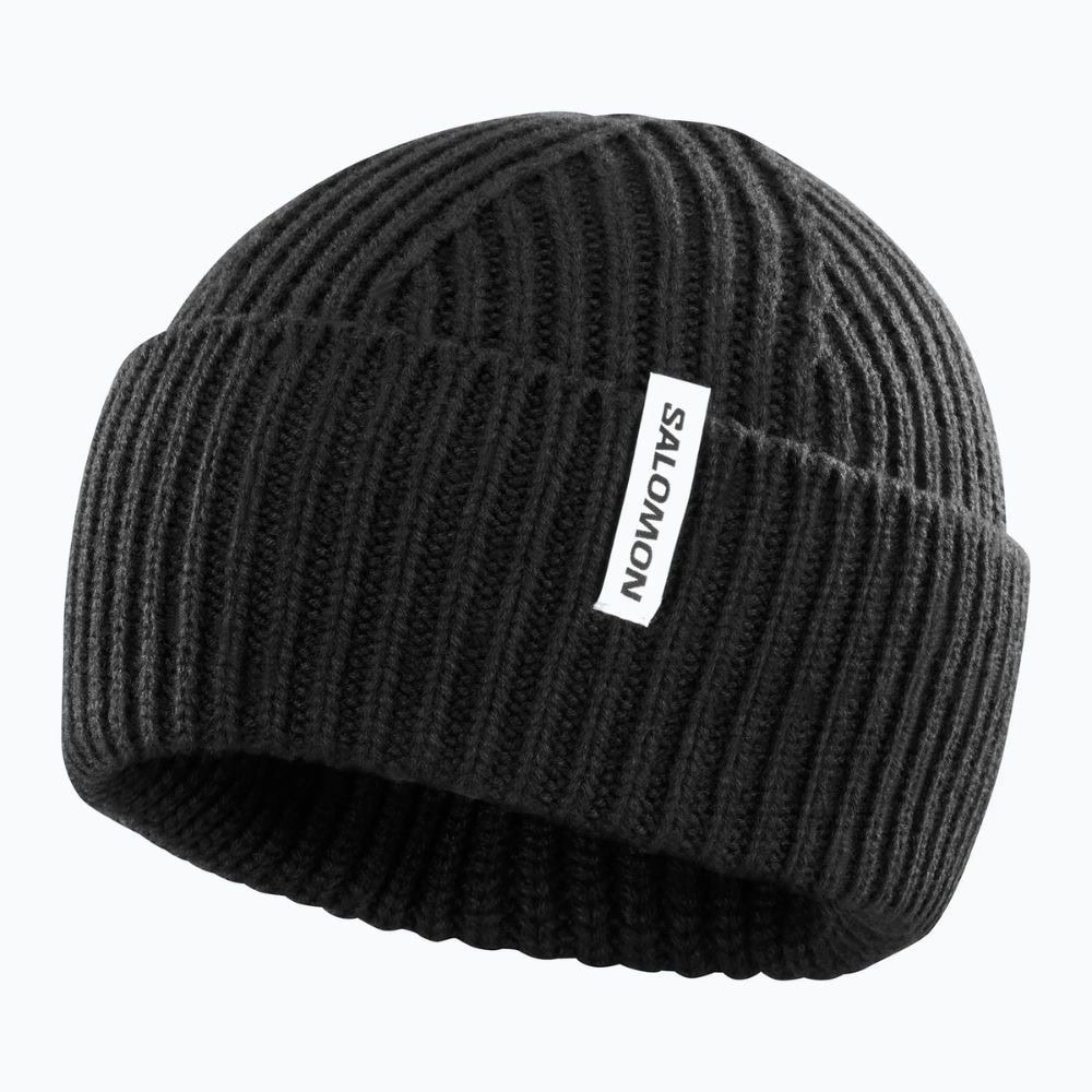 Čiapka SALOMON Snowbird Beanie U Deep Black - Čiapky - 1