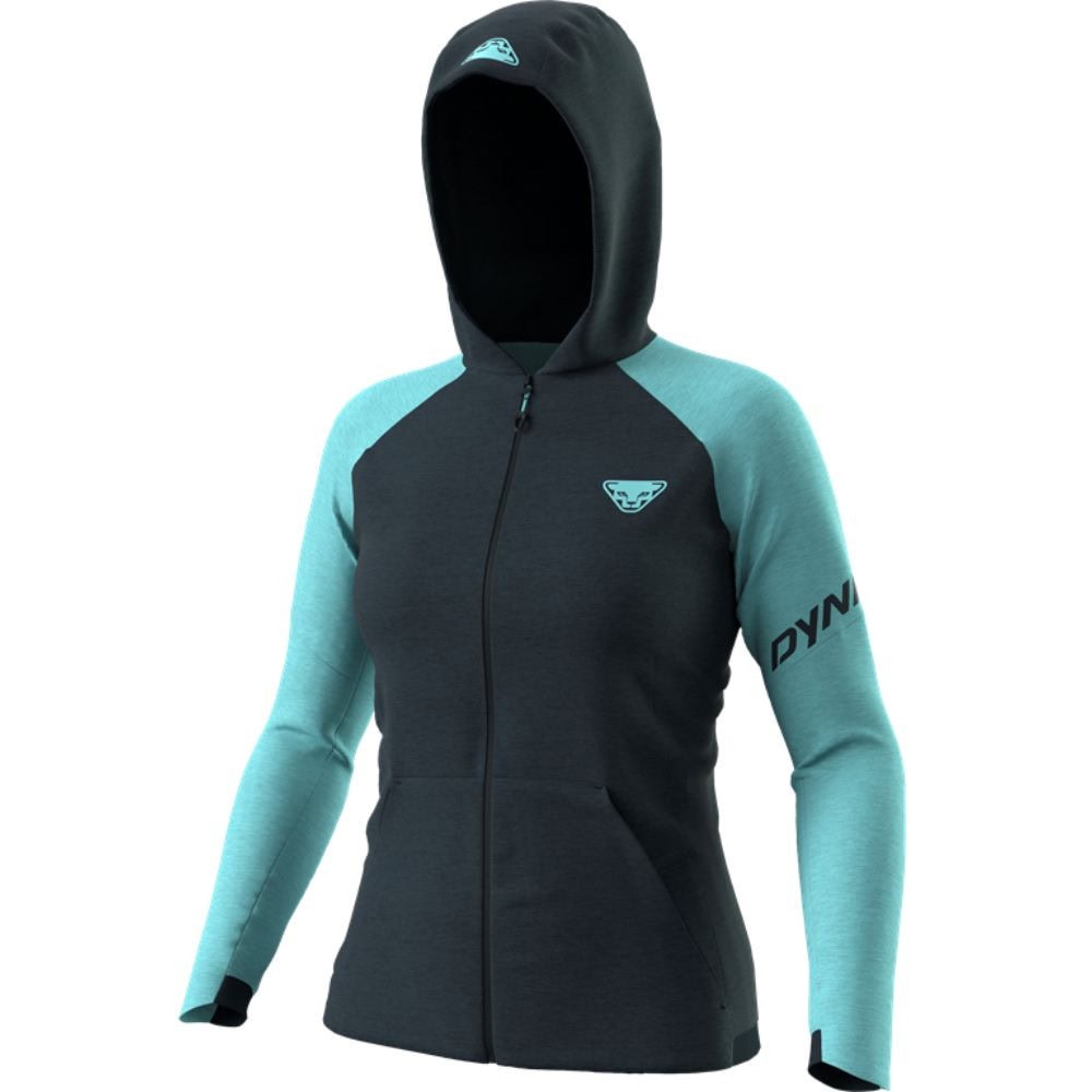 Mikina DYNAFIT 24/7 Polartec® Zip Hoody W Marine Blue - Mikiny s kapucňou - 1