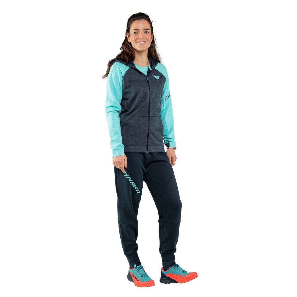 Mikina DYNAFIT 24/7 Polartec® Zip Hoody W Marine Blue - Mikiny s kapucňou - 2