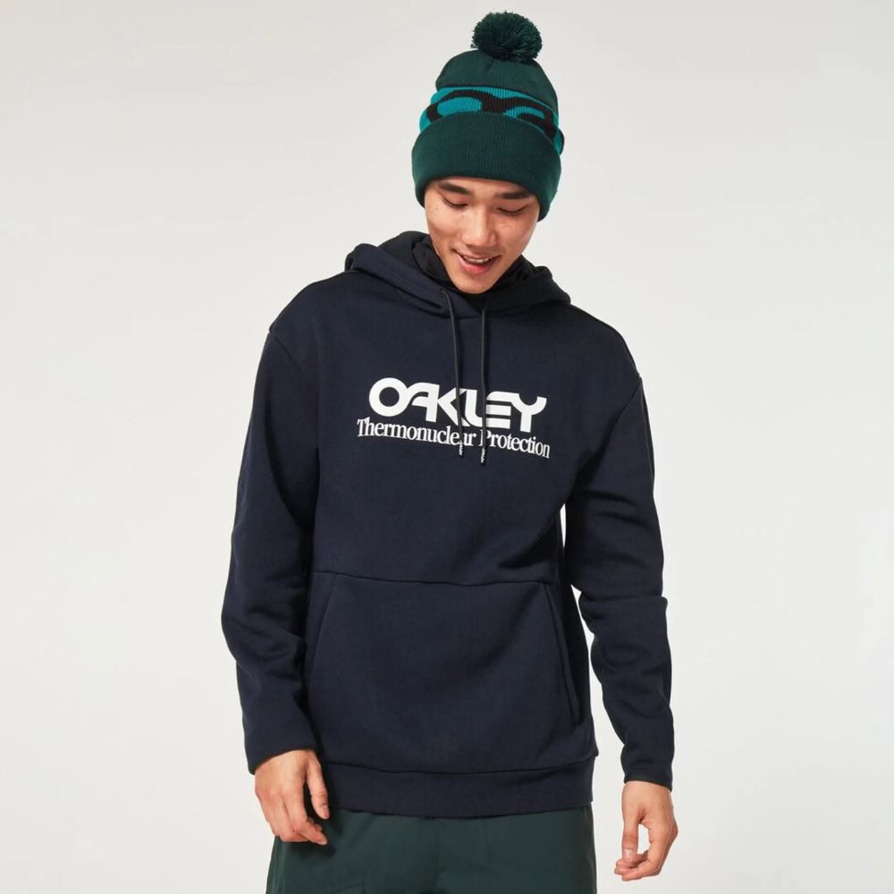 Mikina OAKLEY Rider Long 2.0 Hoodie Black - Mikiny s kapucňou - 1