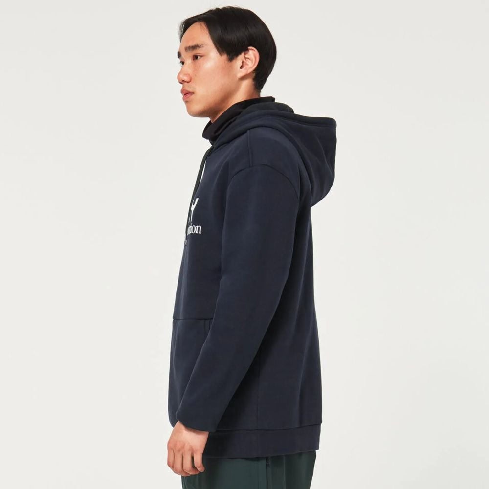Mikina OAKLEY Rider Long 2.0 Hoodie Black - Mikiny s kapucňou - 4
