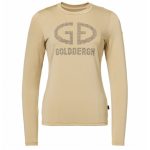 Dámske tričko s dlhým rukávom GOLDBERGH Blitz Caramello