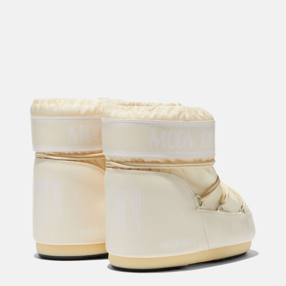 Snehule MOON BOOT Icon Low Nylon Cream - Zimná obuv - 2