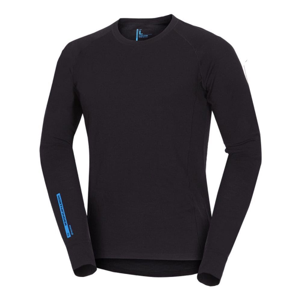 Merino tričko NORTHFINDER Ed Black - Športové termoprádlo - 2