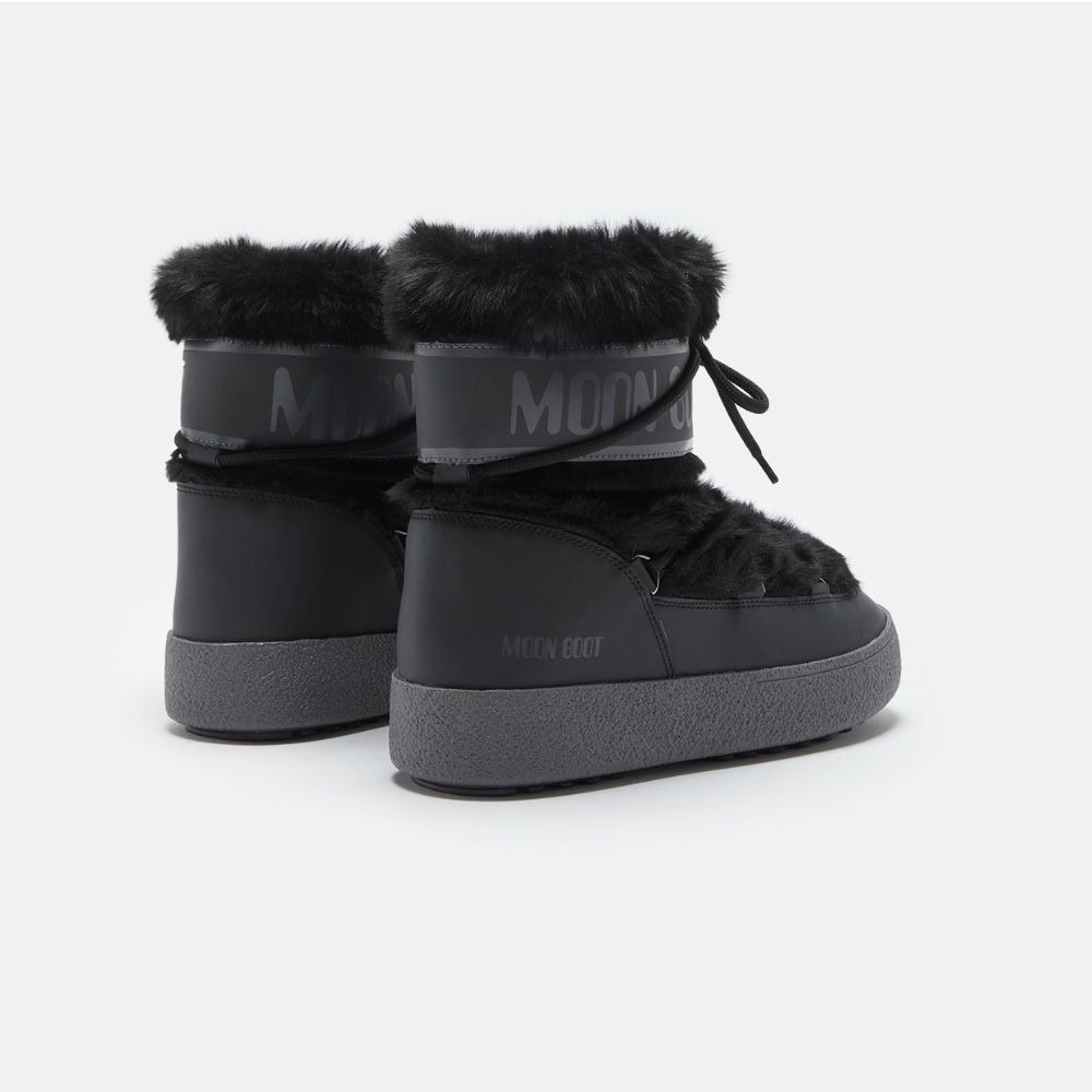 Snehule MOON BOOT Ltrack Faux Fur WP Black - Zimná obuv - 2