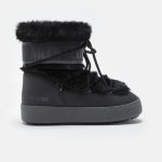 Snehule MOON BOOT Ltrack Faux Fur WP Black