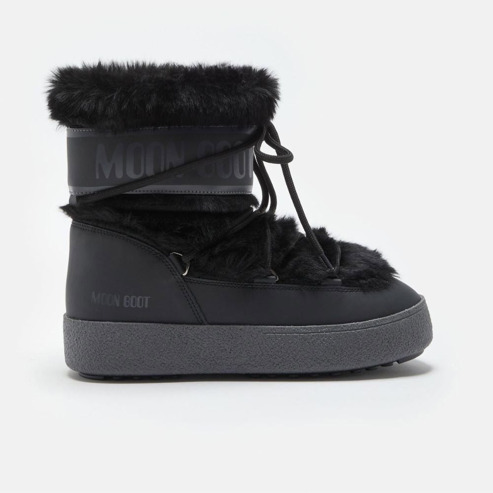 Snehule MOON BOOT Ltrack Faux Fur WP Black - Zimná obuv - 1
