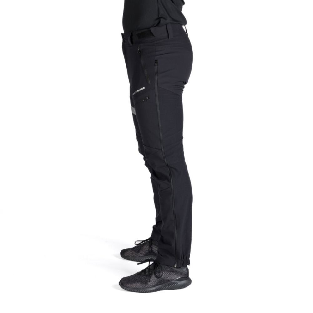 Softshellové nohavice NORTHFINDER Ganek Black - Turistické nohavice - 4